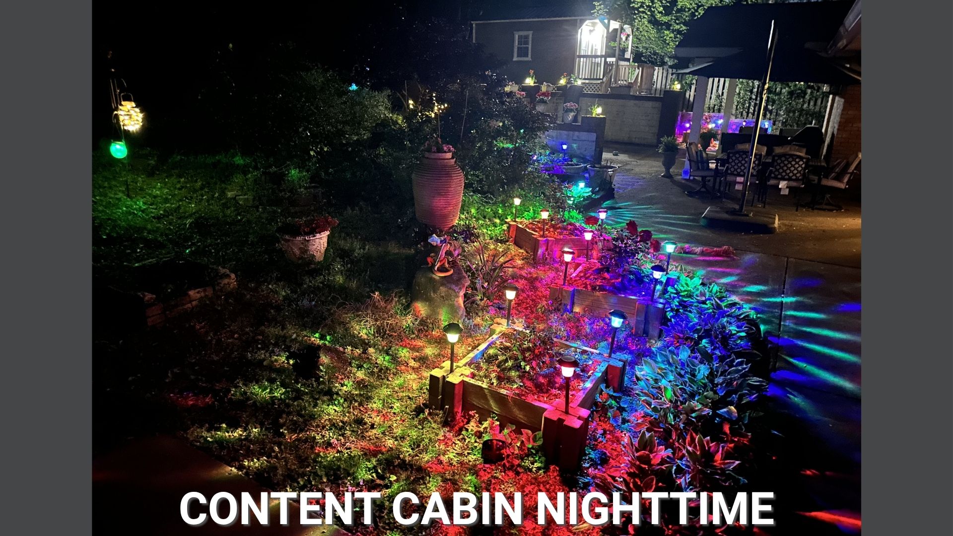 cabin night